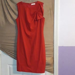 Red Calvin Klein Dress
